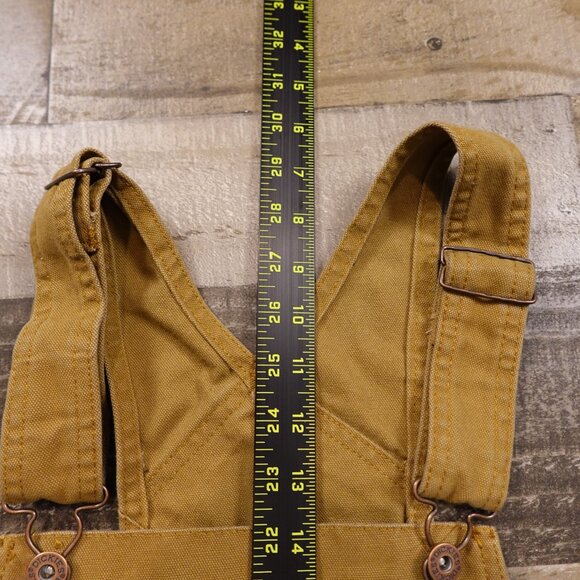 Dickies Duck Canvas Overalls Women’s Medium Brown Workwear Utility - Picture 9 of 13